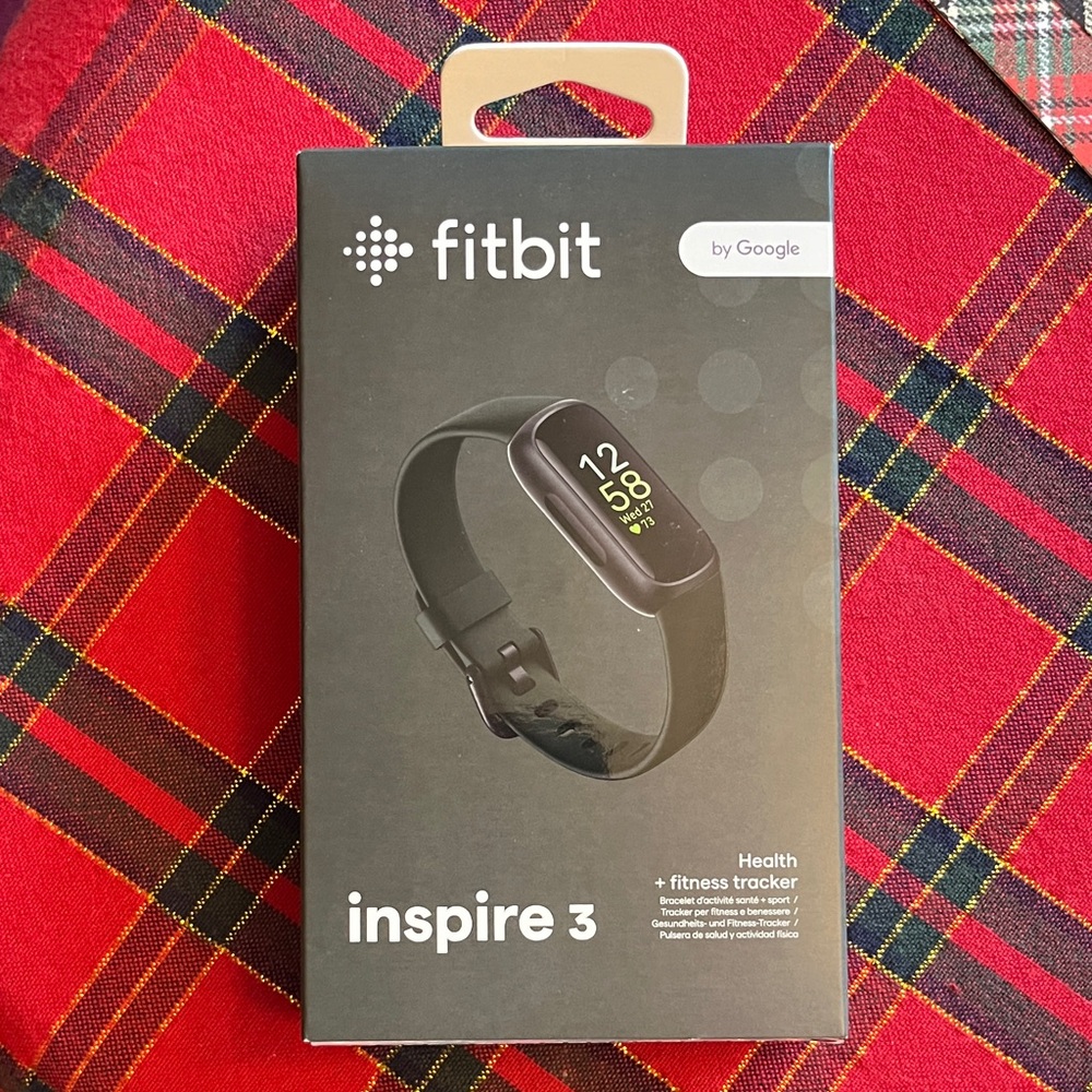 Fitbit Inspire 3 Midnight Black Tracker - New in Box! ❤️